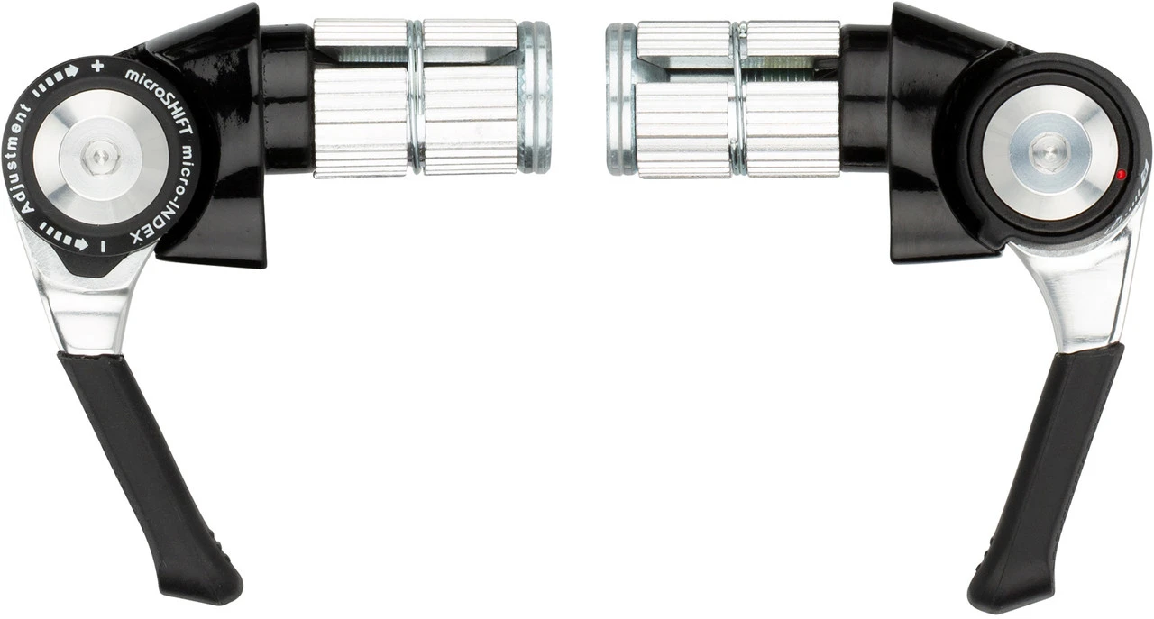 MICROSHIFT BS-T09 V+h Set Lenkerendschalthebel 2-/3-/9-fach 3 MICROSHIFT BS-T09 V+h Set Lenkerendschalthebel 2-/3-/9-fach