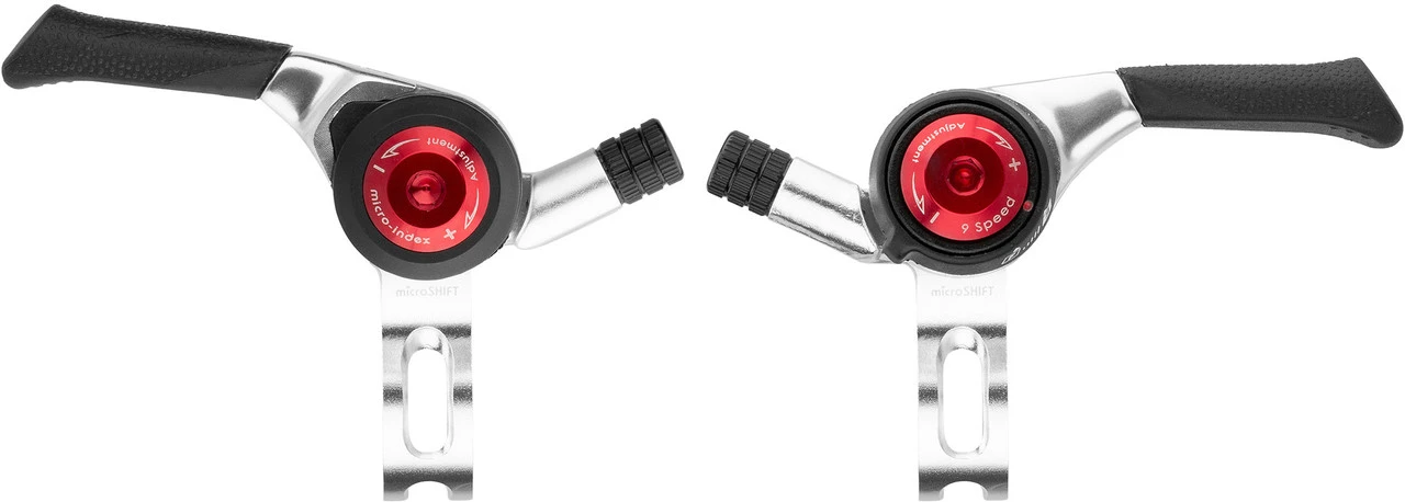 MICROSHIFT SL-T10 V+h Set Daumenschalthebel 2-/3-/10-fach Für Shimano Road 2 MICROSHIFT SL-T10 V+h Set Daumenschalthebel 2-/3-/10-fach Für Shimano Road