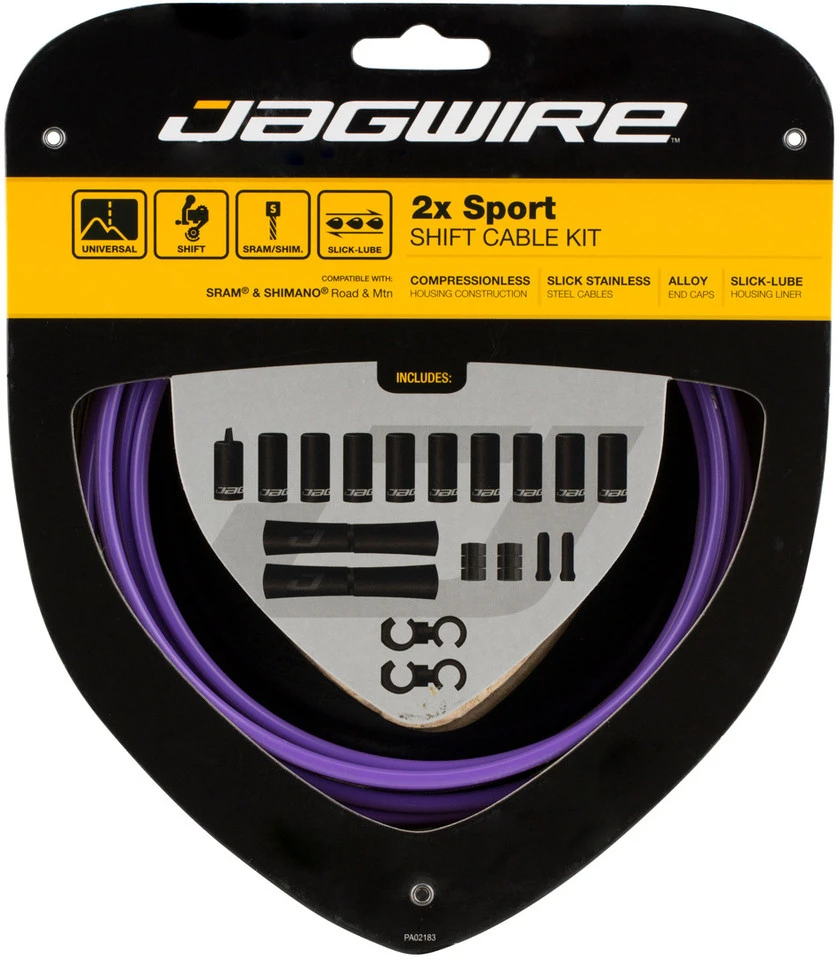 JAGWIRE 2X Sport Schaltzugset 5 JAGWIRE 2X Sport Schaltzugset – Bild 3